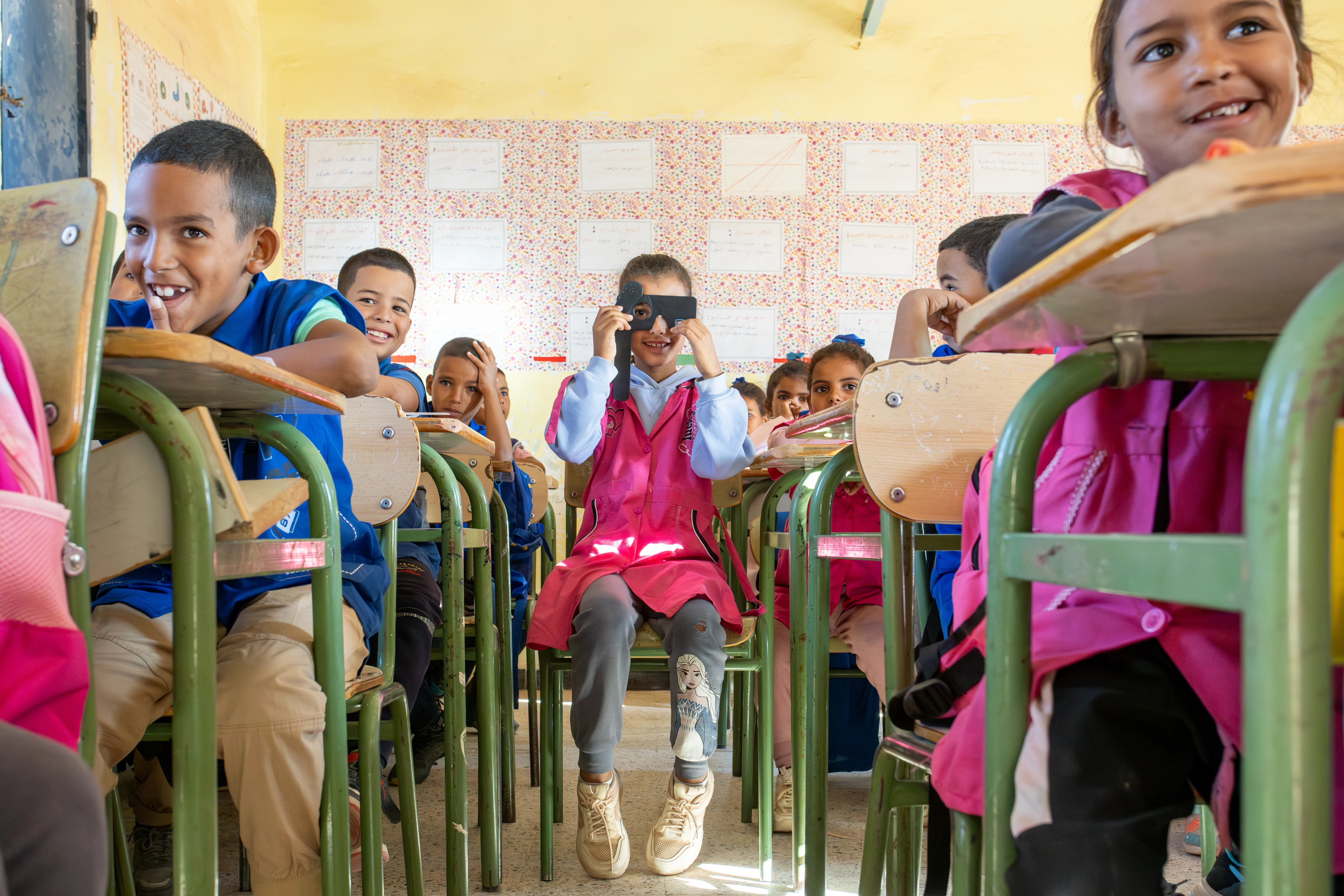 Revisión oftalmológica en la escuela