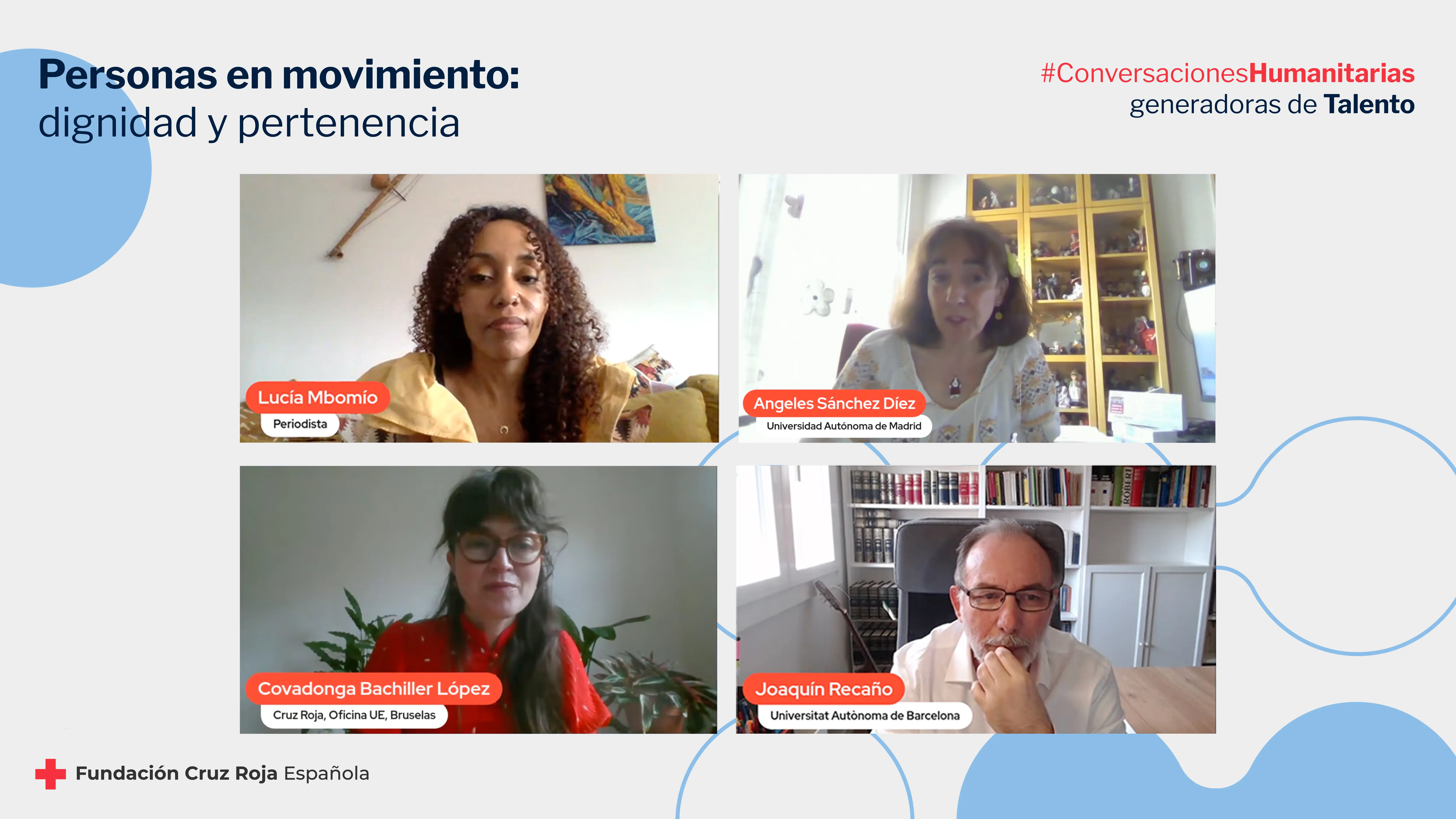 Imagen del encuentro con las 4 personas participantes