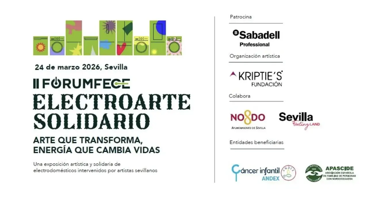 Cartel Electroarte Solidario 2026